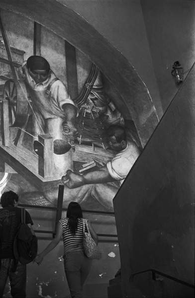 Mural, Belles Artes, San Miguel de Allende, Mexico