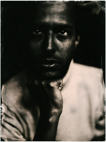 My Brother On Wet Plate Collodion