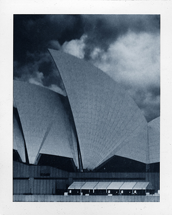 My first large format polaroid