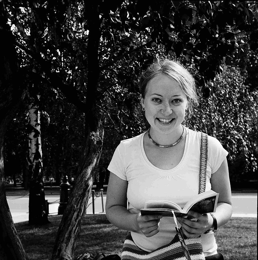 My girlfriend in the Kremlin, Moscow
