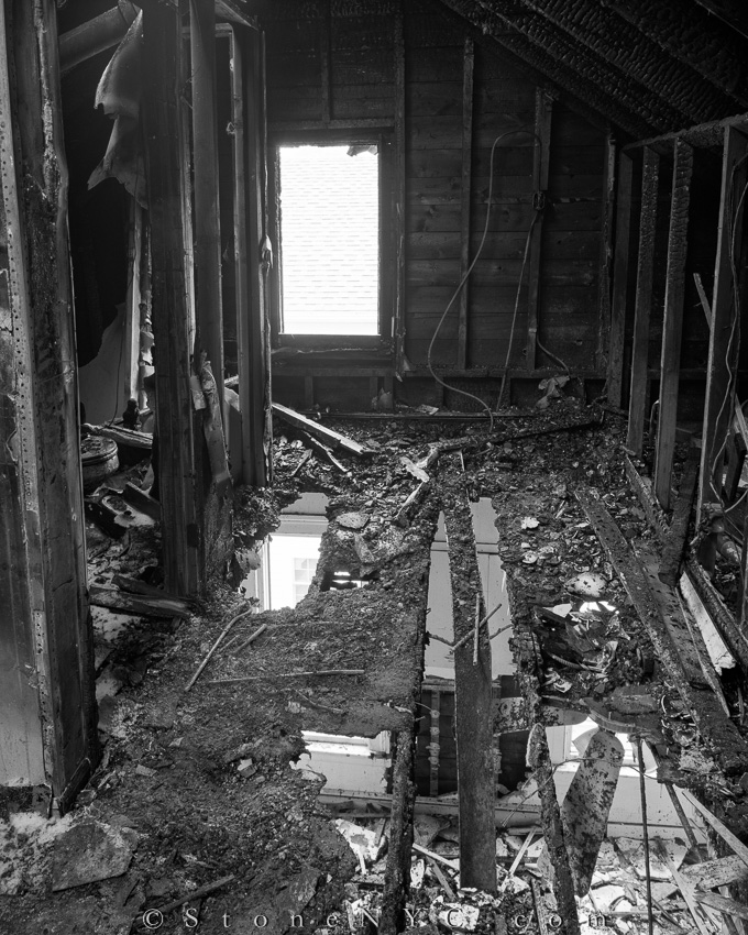 My House Burned Down Today 3 - Upstairs Hall Window