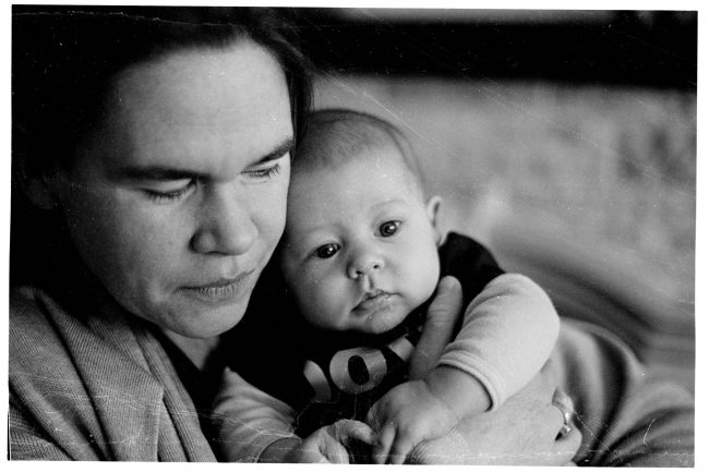 my wife and youngest nephew