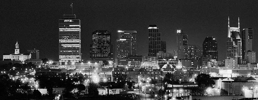 Nashville Skyline at Night