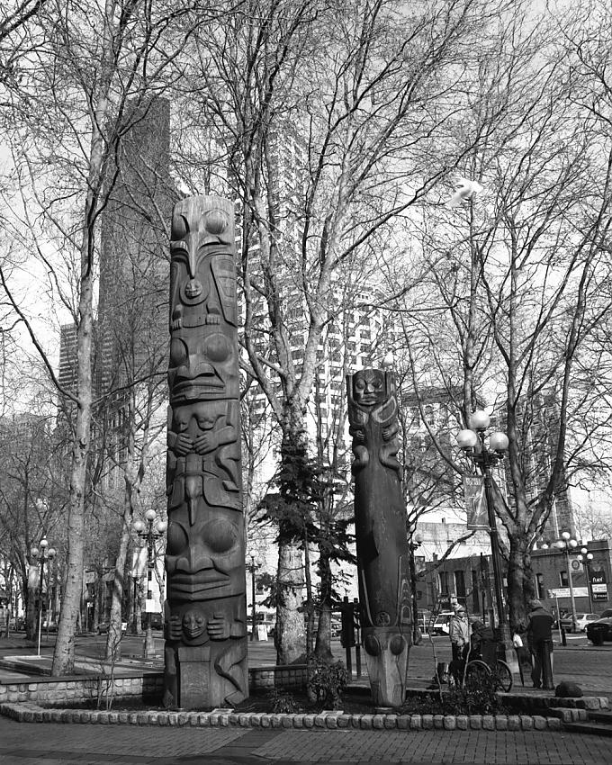 Native Americans and the Seattle Skyline