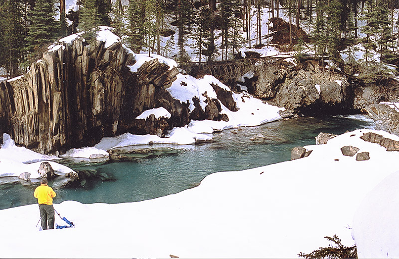 Natural Bridge - Lake Louise area, AB