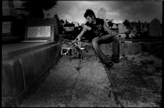 Near a palm tree, so many rows.