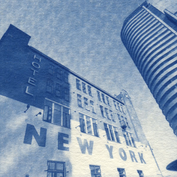 New York in Rotterdam, Cyanotype. MSA: Near and Far