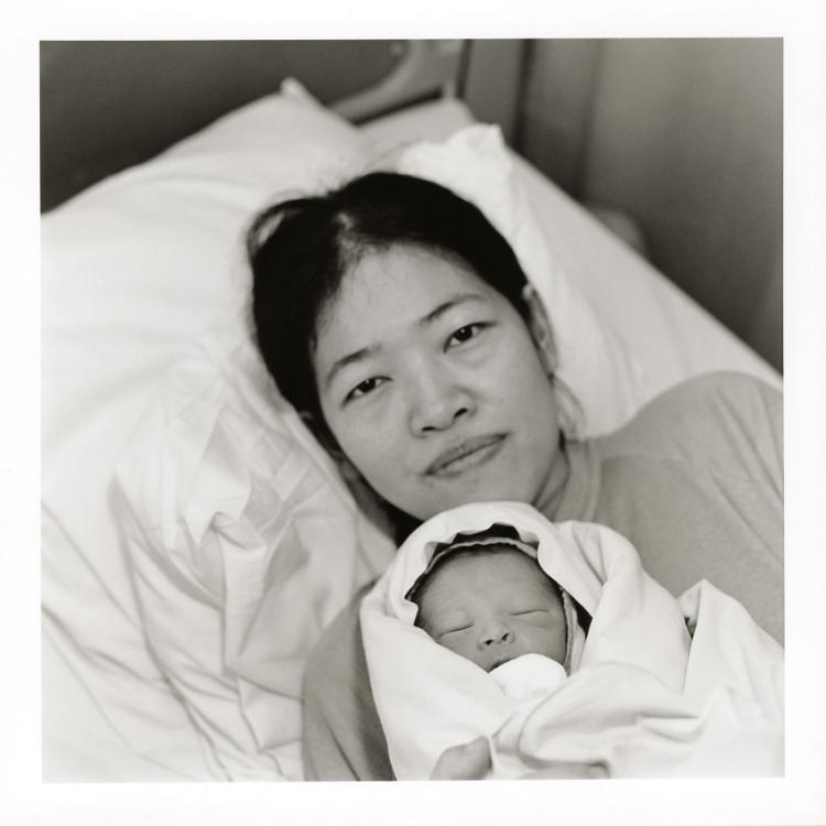Newborn Baby And Mother