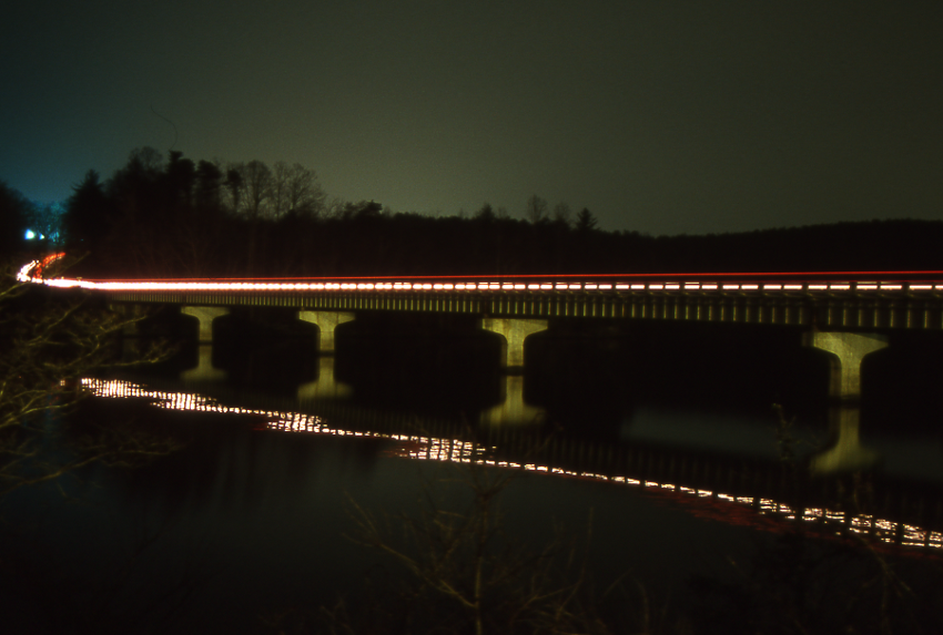 Night Traffic on Castle Bridge