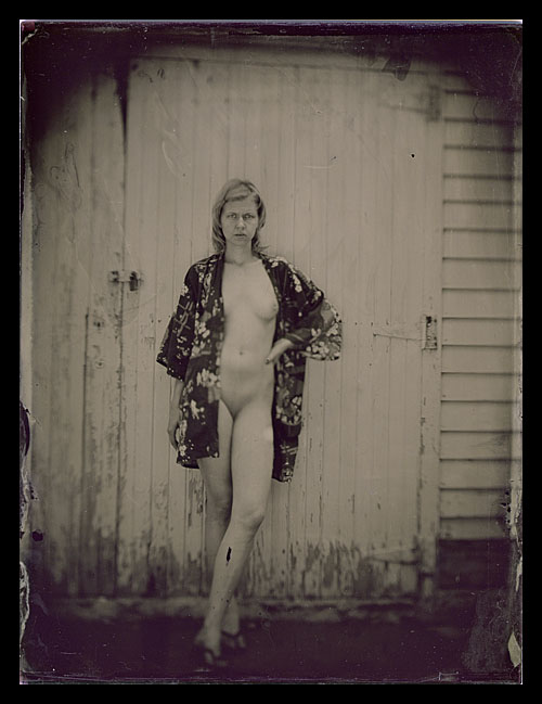 Nude With Open Robe