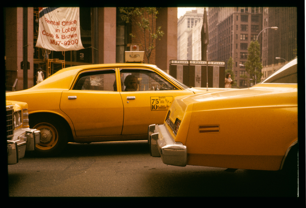 NYC yellow cab 1977