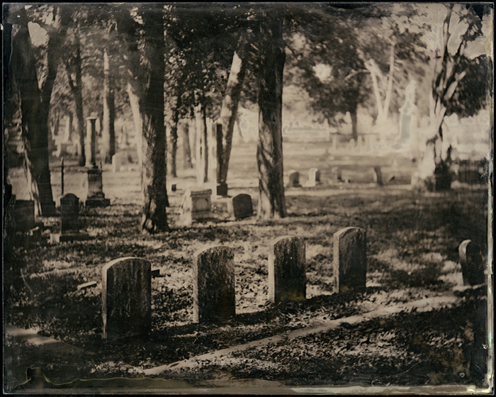 Oakwood Cemetery - 8x10 Ambrotype