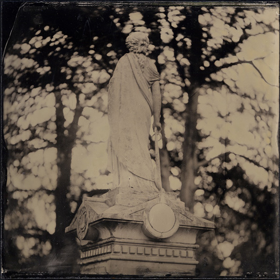 Oakwood Cemetery - 8x8 Ambrotype