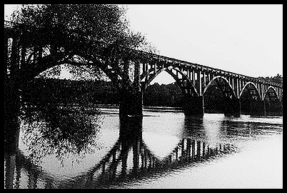OLd Bridge Over Savannah River  ( Vintage)