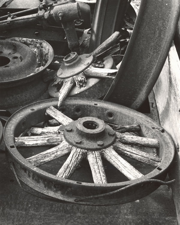 Old car wheels
