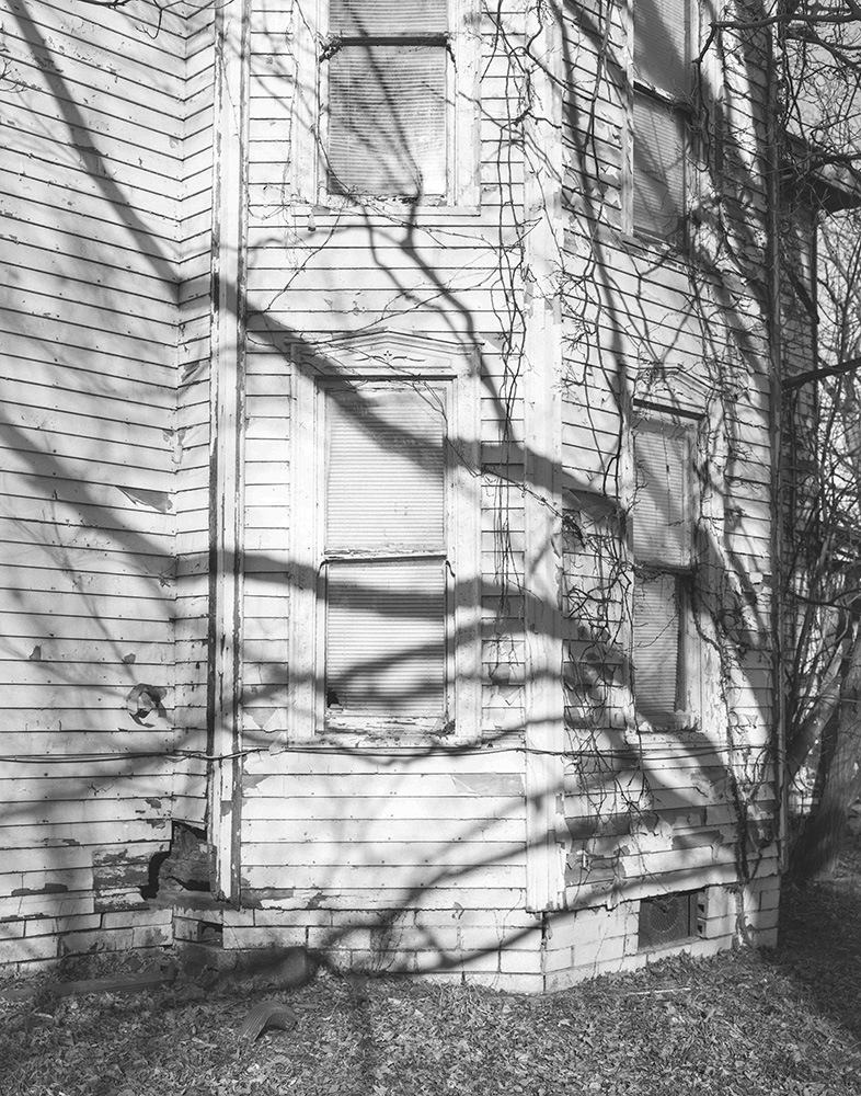 Old House And Tree Shadow