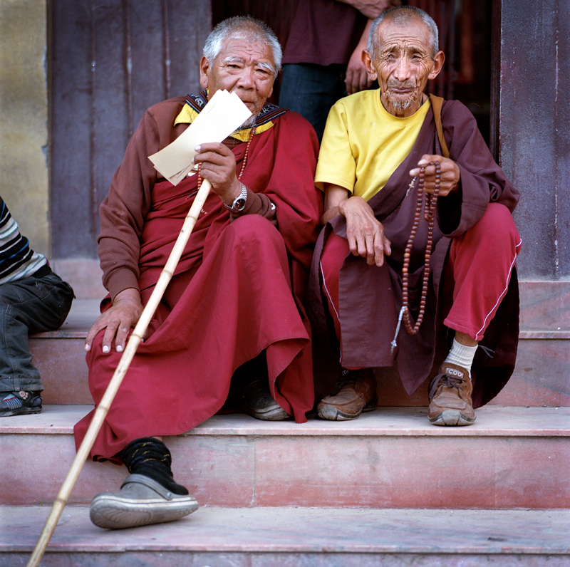 Old Monks, Boudhnath Stupa; Kathmandu, Nepal (2012)