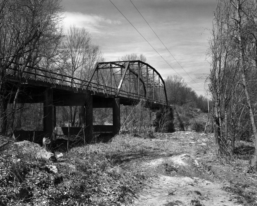 Old Parker Truss bridge in LeFlore County Oklahoma