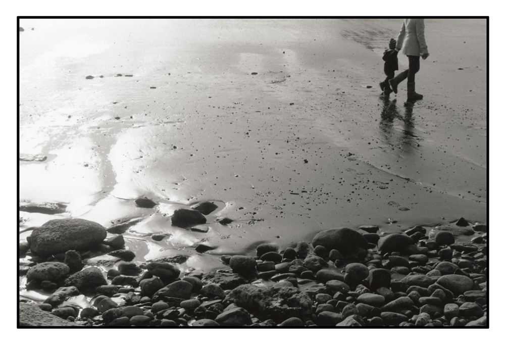 On the beach