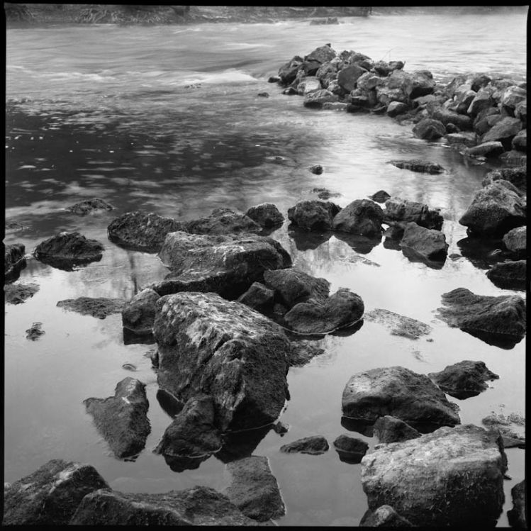 On the edge of the rapids - River Wye