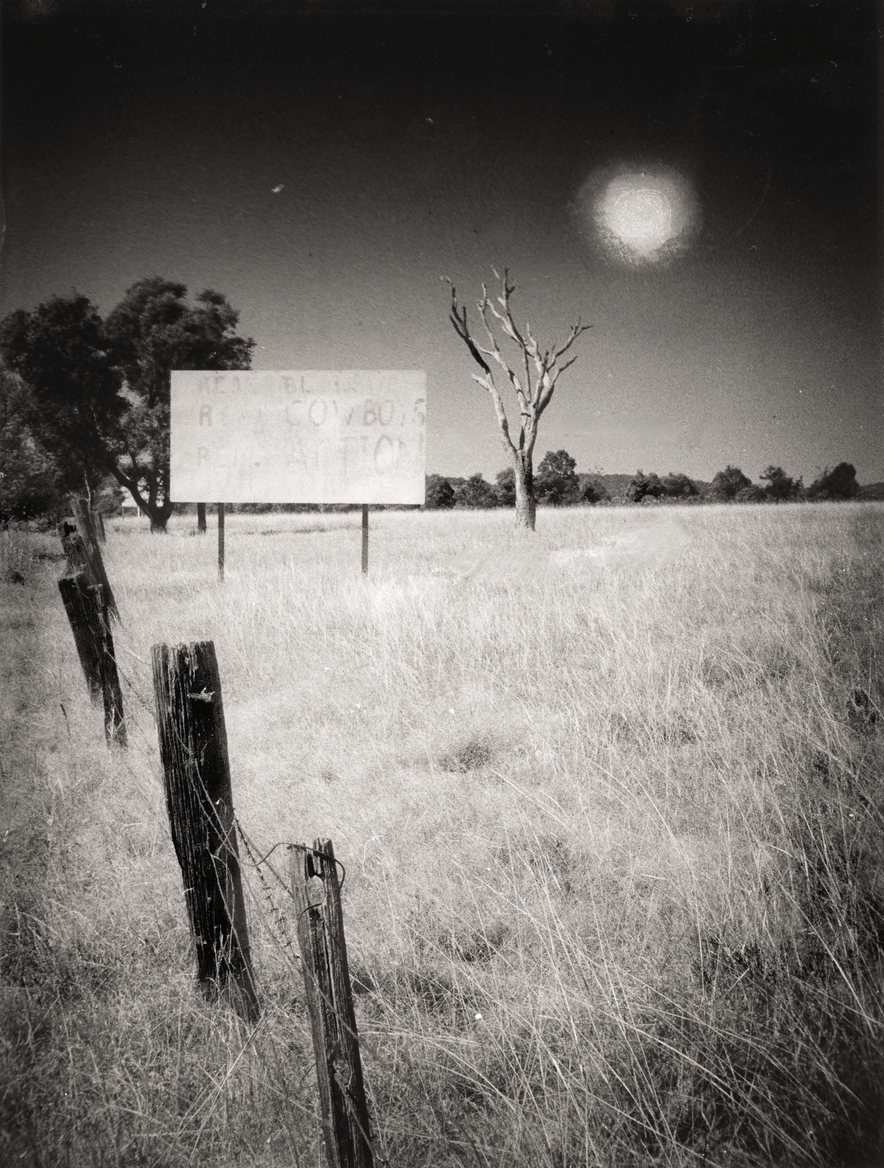 On the edge of town.