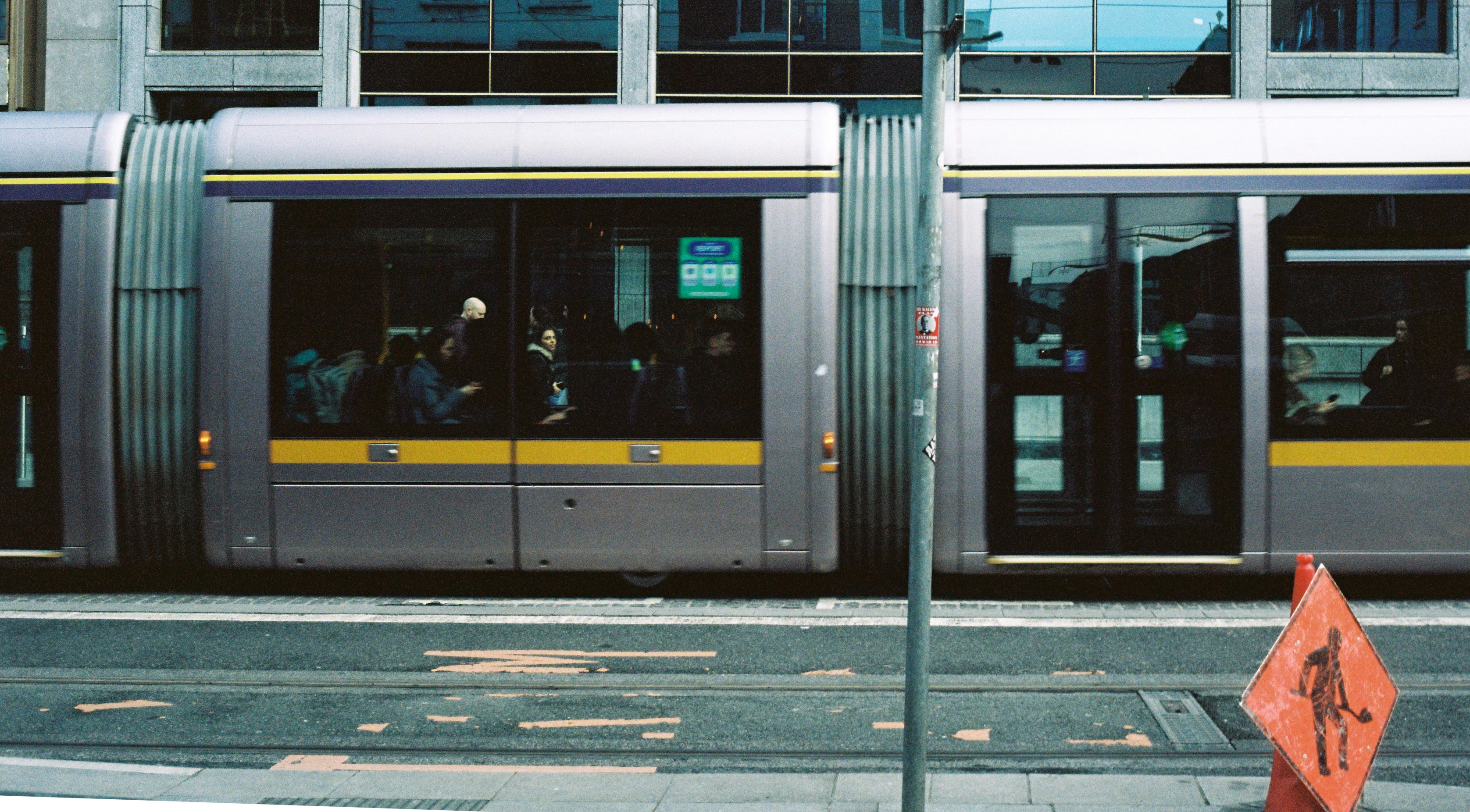 on the luas (Dublin)