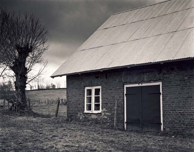 Opposite from the mill.