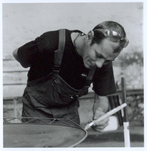 Painting the sign