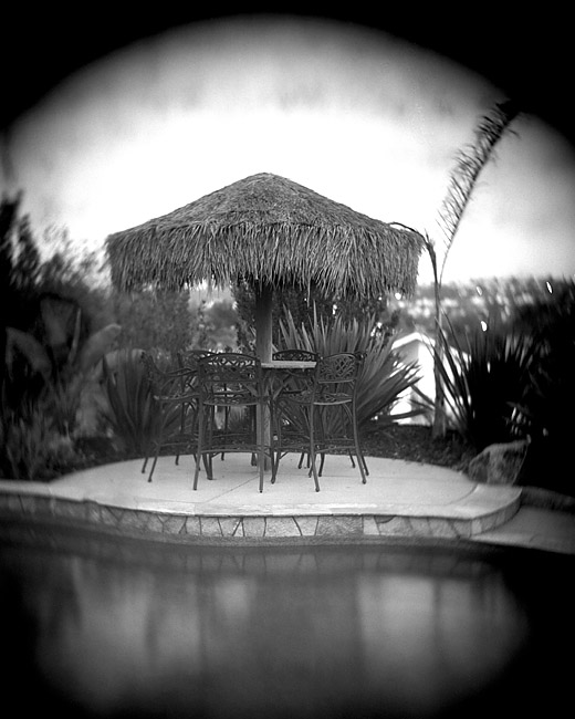 Palapa with petzval