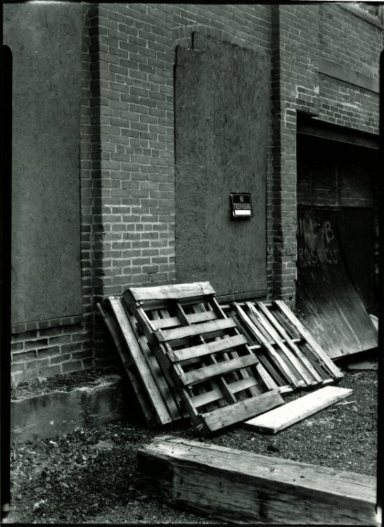 Pallets Behind The Old Mill