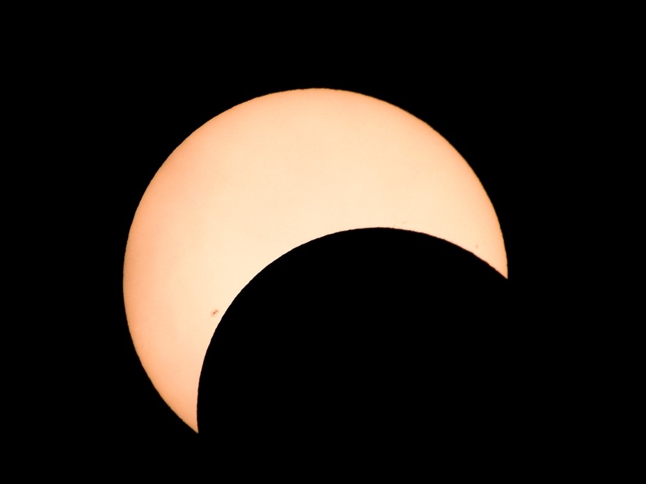 Partial Annular Eclipse from GA