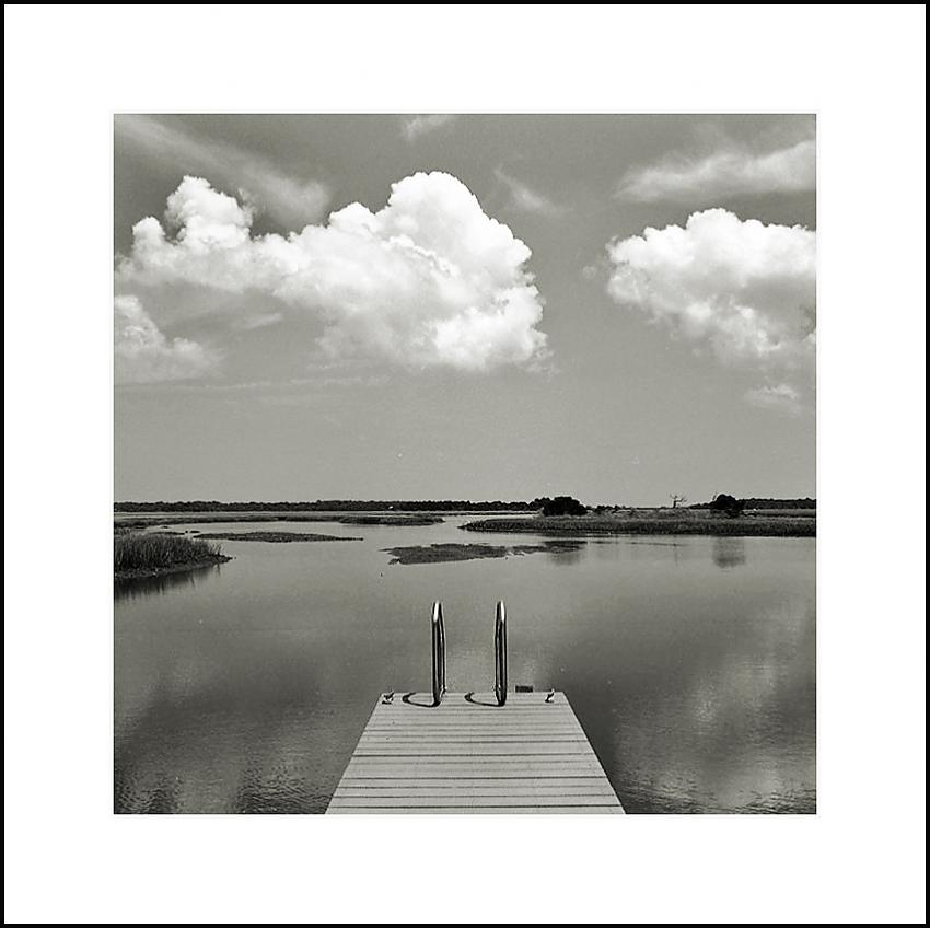 Pier and Clouds