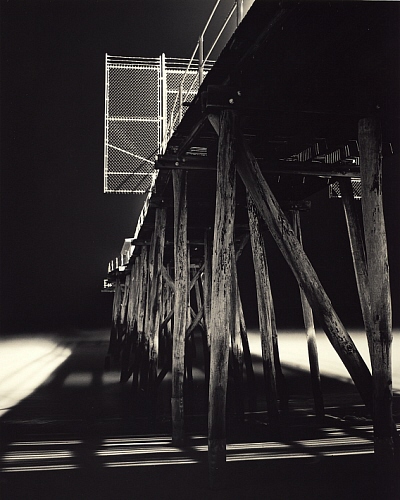 Pier at night