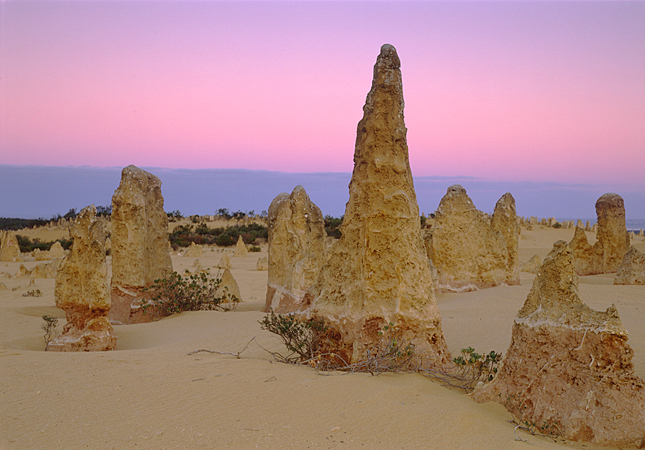 Pinnacles in colour