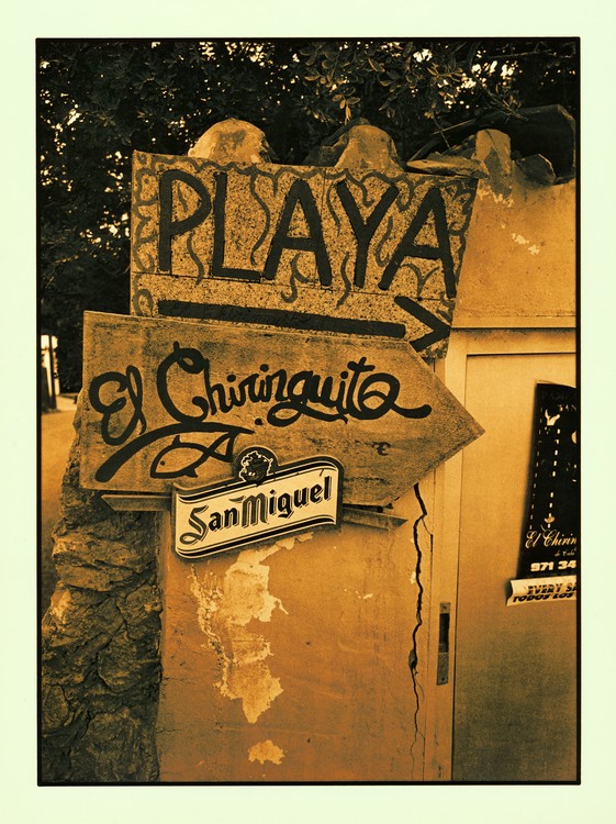 playa sign in ibiza