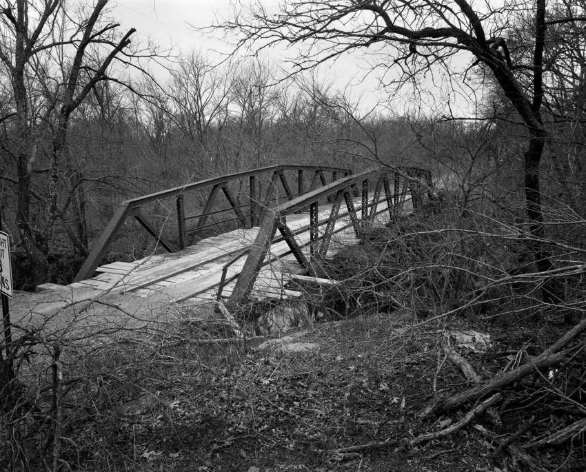 Pony Truss bridge near Boynton, Oklahoma