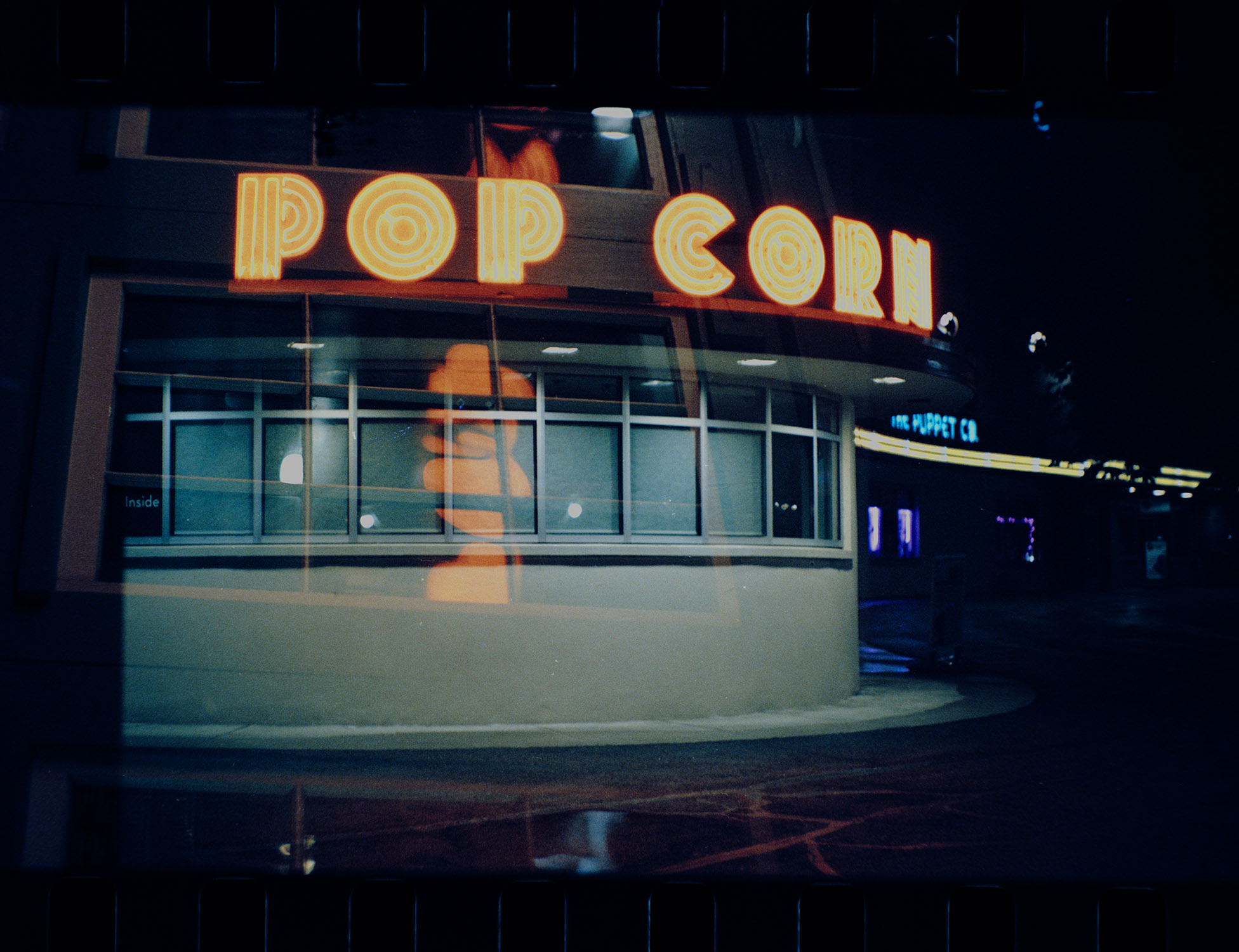 Pop Corn Gallery double exposure