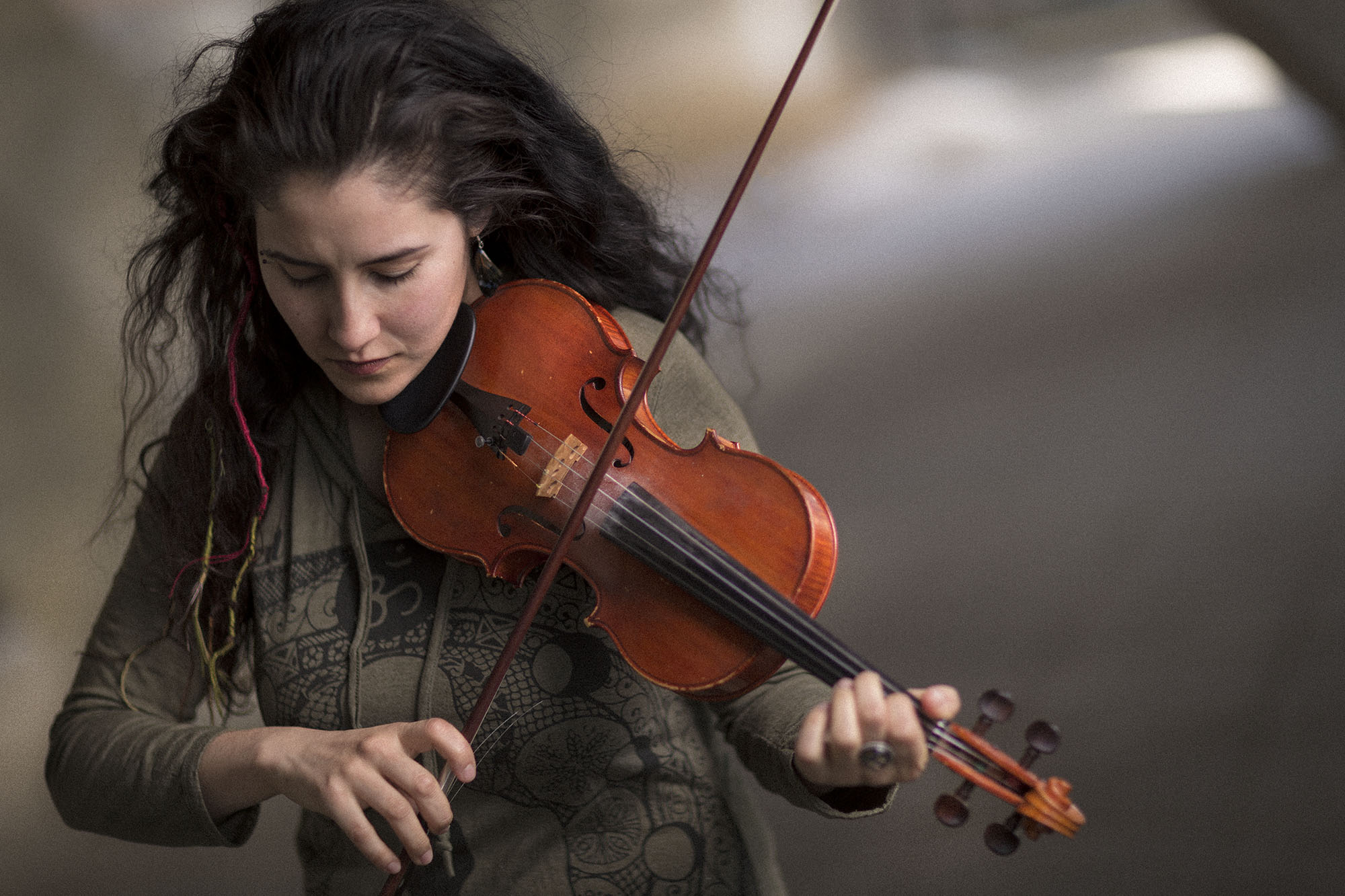 Portrait of a musician