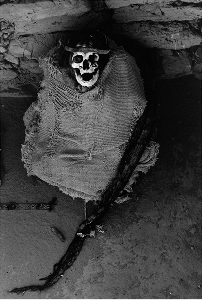 Portrait of a very old Peruvian Inca