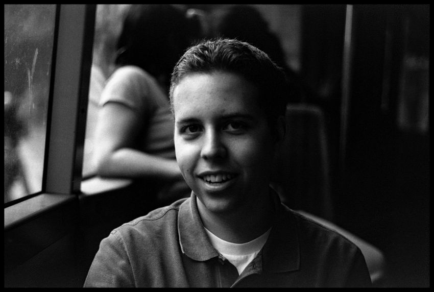 Portrait on a Paris bus