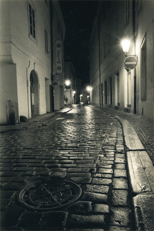 Prague by night