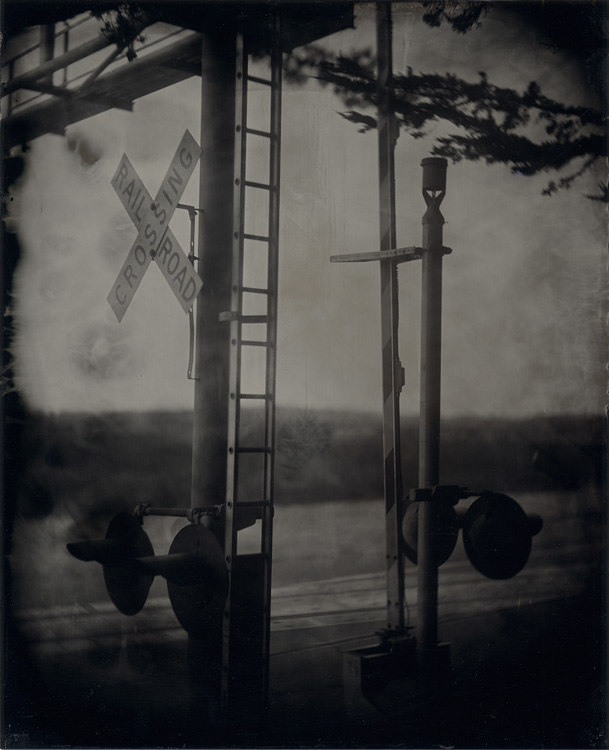 Railroad Crossing, Davenport, Ca
