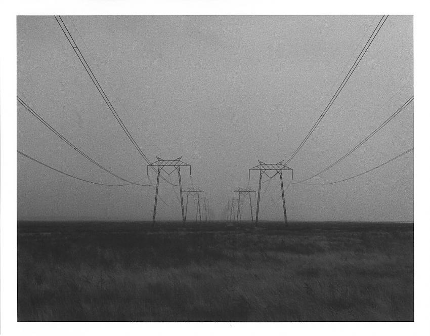 Rain Clouds Touched The Power Poles