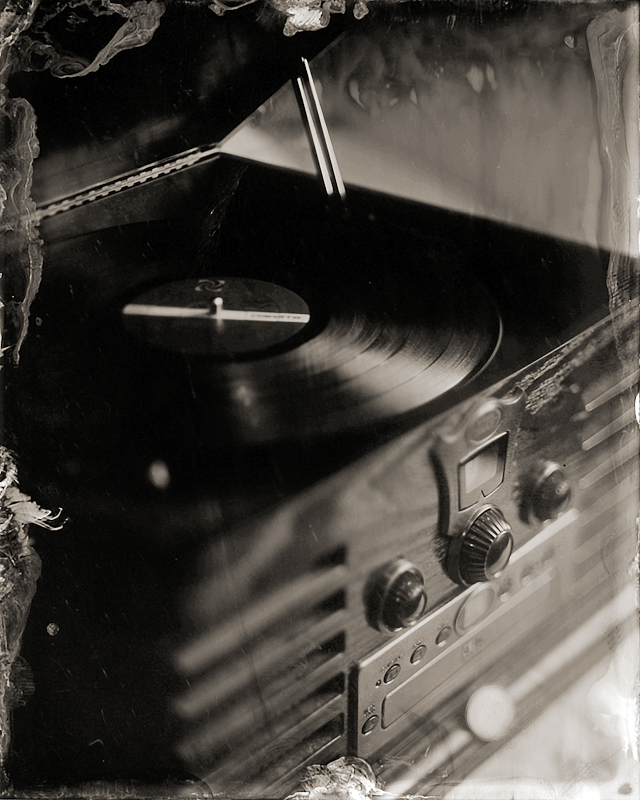 Record Player - Tintype