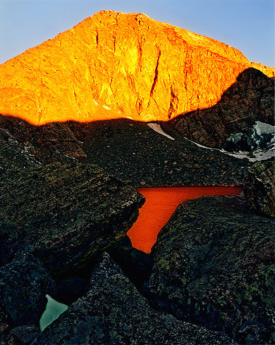 Red Waters Parted By Granite
