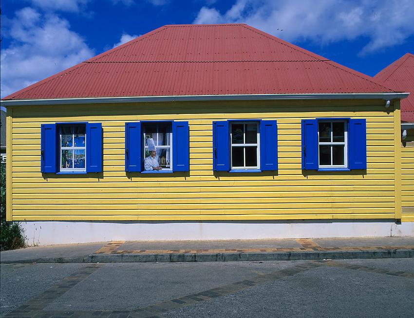 Restaurant windows, St Barth