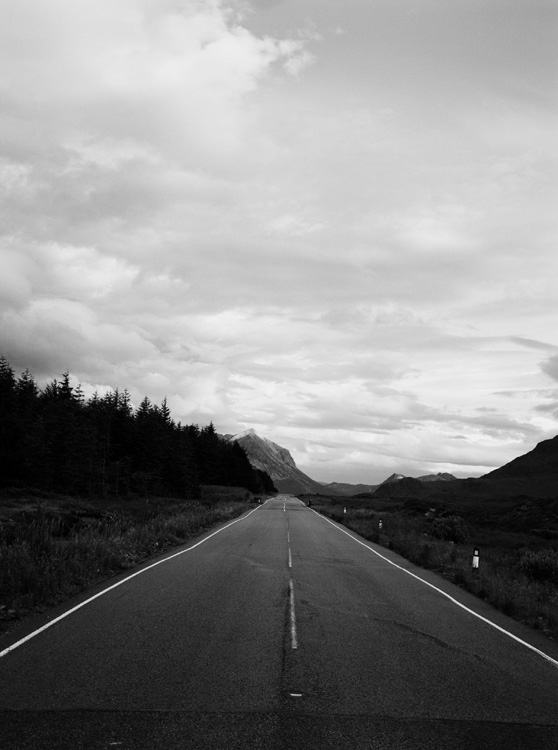 Road In The Highlands, Scotland