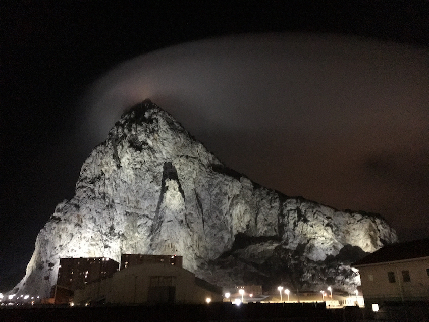 Rock Of Gibraltar Levanter Cloud (iPhone)