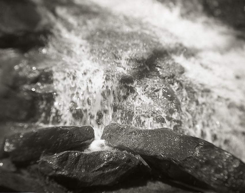 rocks by falls