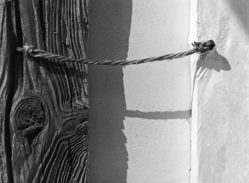 Rope Holding Open Korean Door